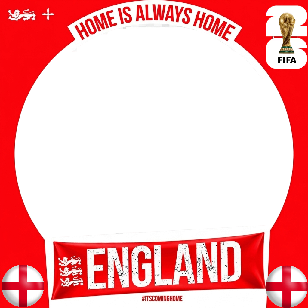 England FansTwibbon Tanpa Watermark