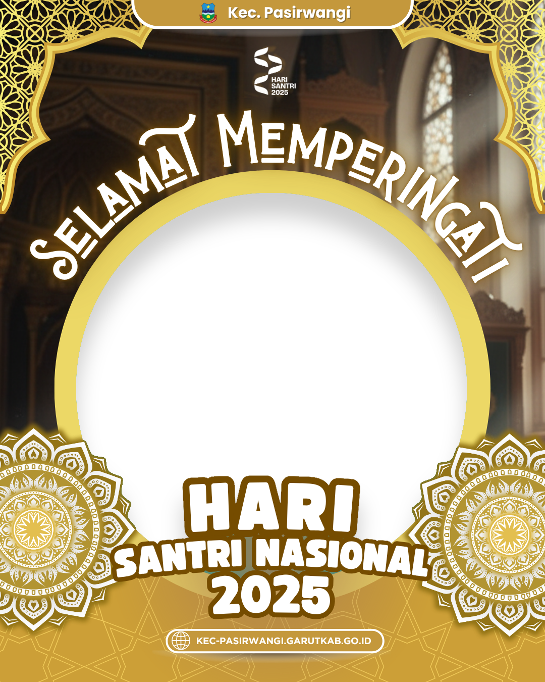 Hari Santri Nasional 2025Twibbon Tanpa Watermark