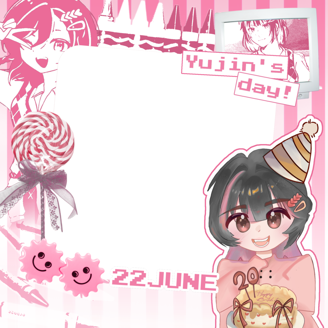 Yujin's birthday bright verTwibbon Tanpa Watermark