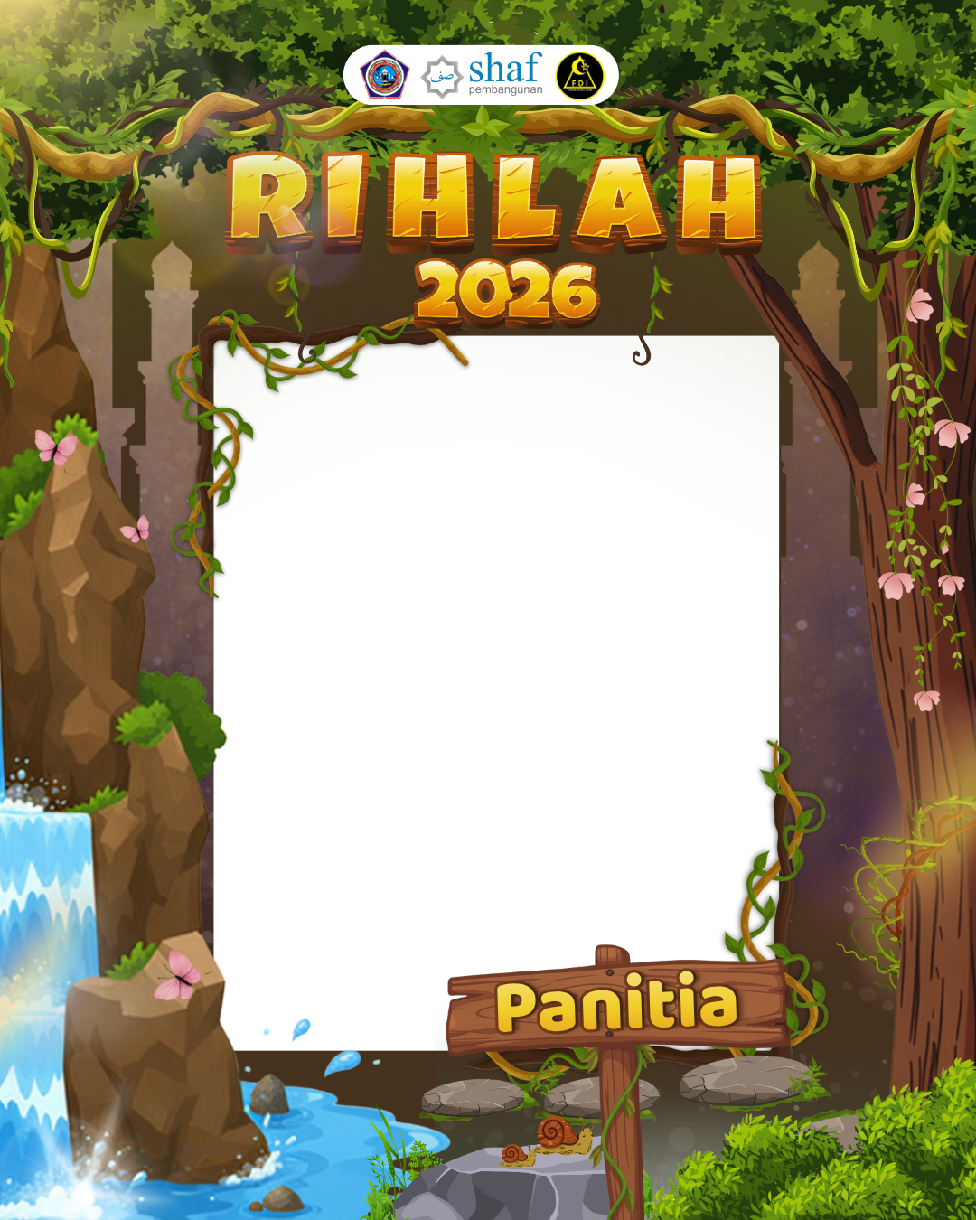 RIHLAH PANITIA 2026Twibbon Tanpa Watermark
