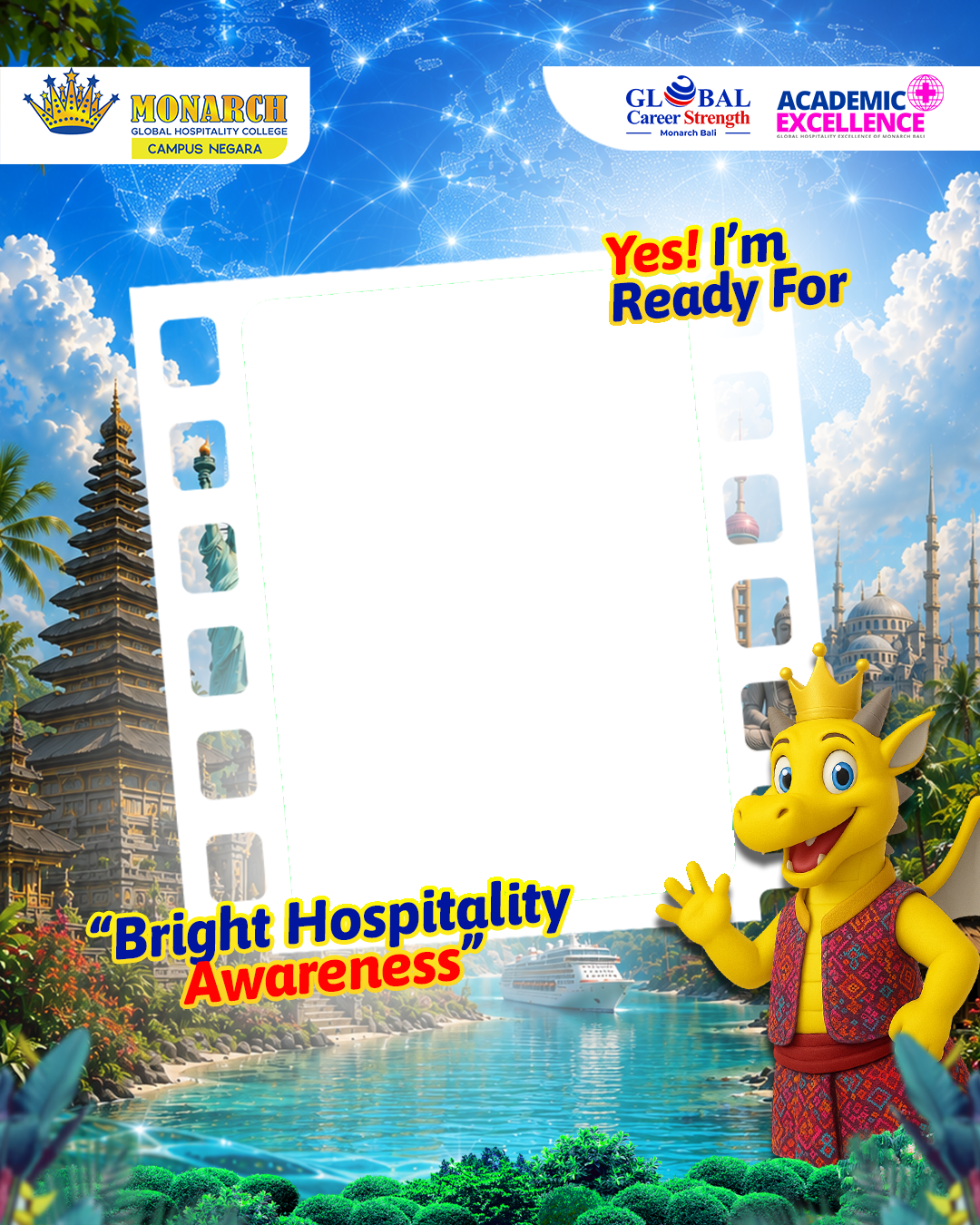 Brightness Monarch Bali NegaraTwibbon Tanpa Watermark