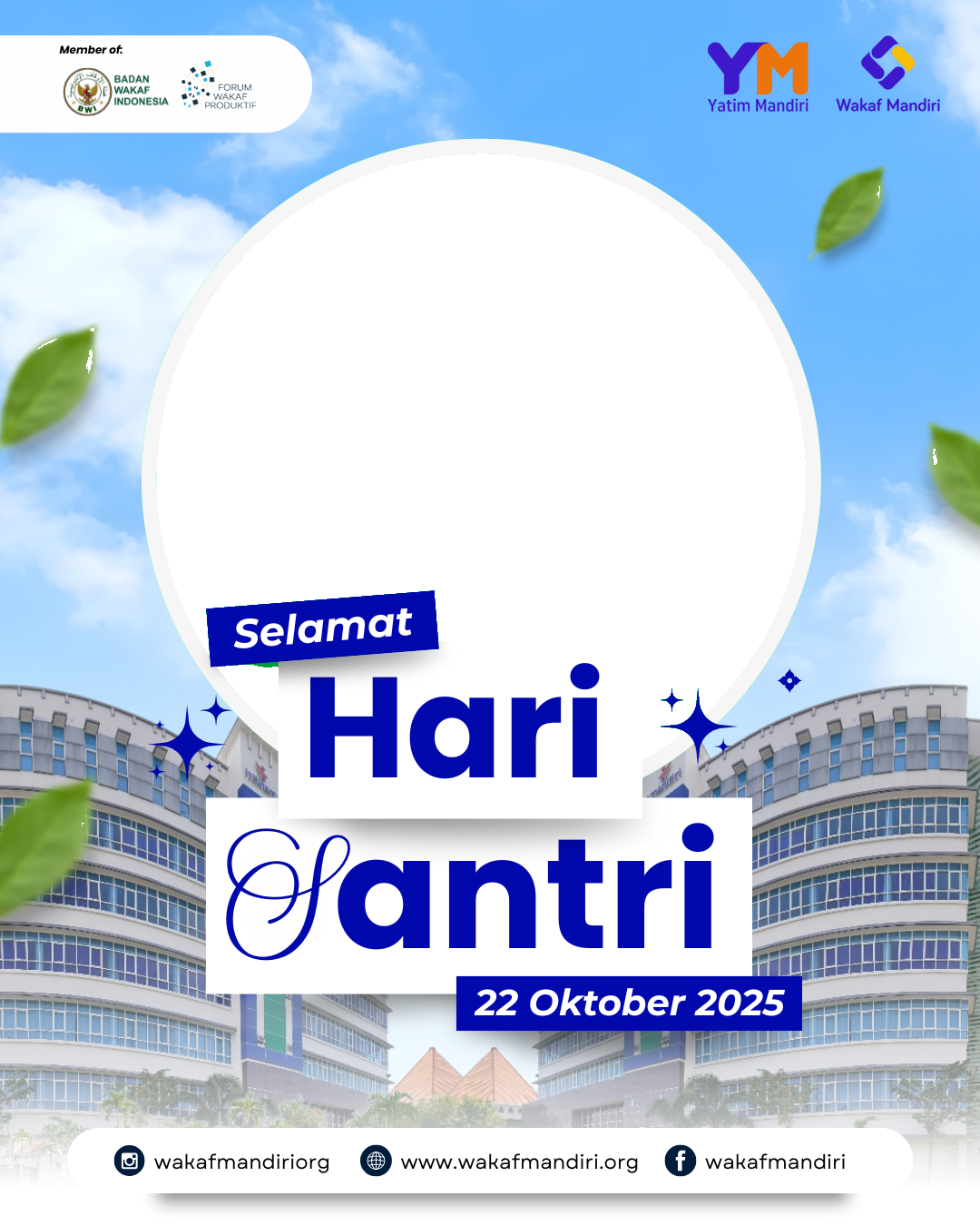 Hari santriTwibbon Tanpa Watermark