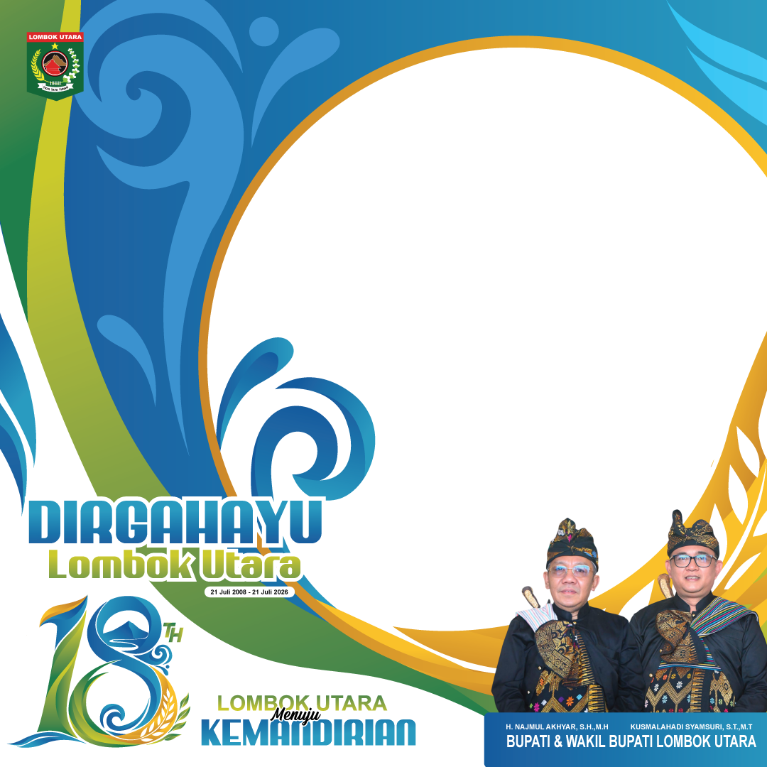 HUT KLU KE 18Twibbon Tanpa Watermark