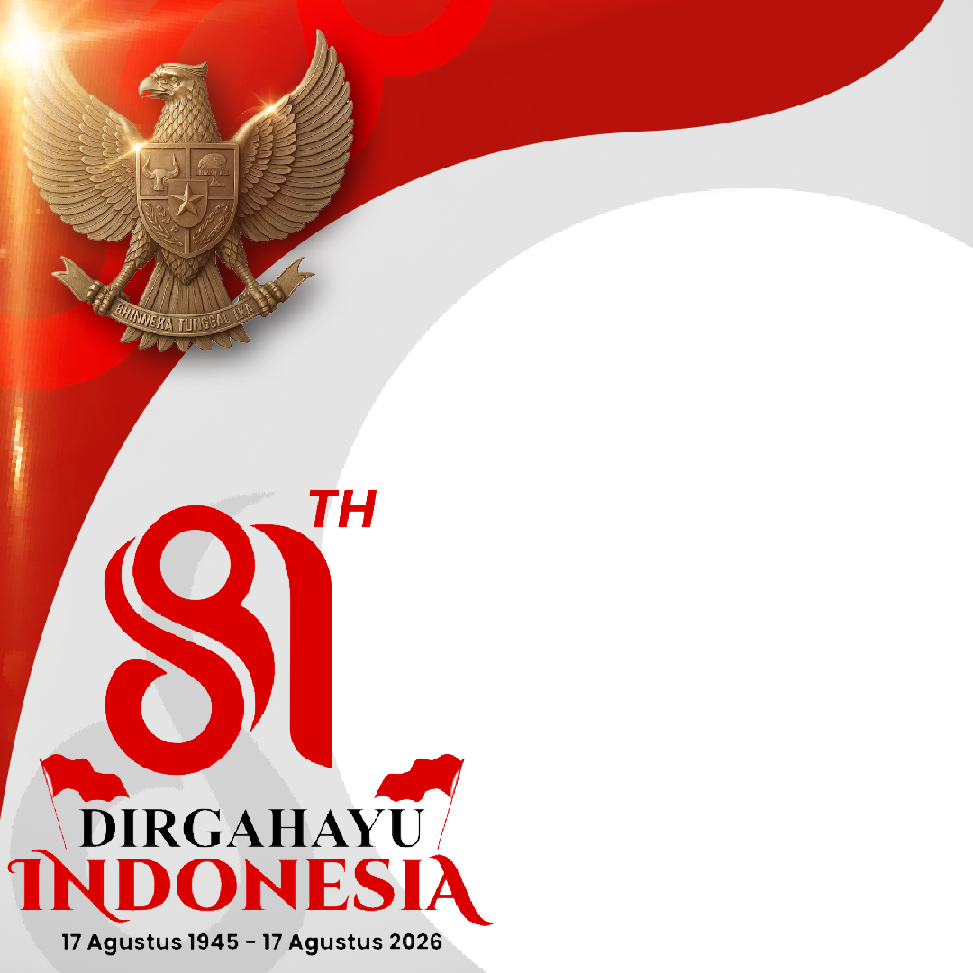 dirgahayu indonesia ke 81Twibbon Tanpa Watermark