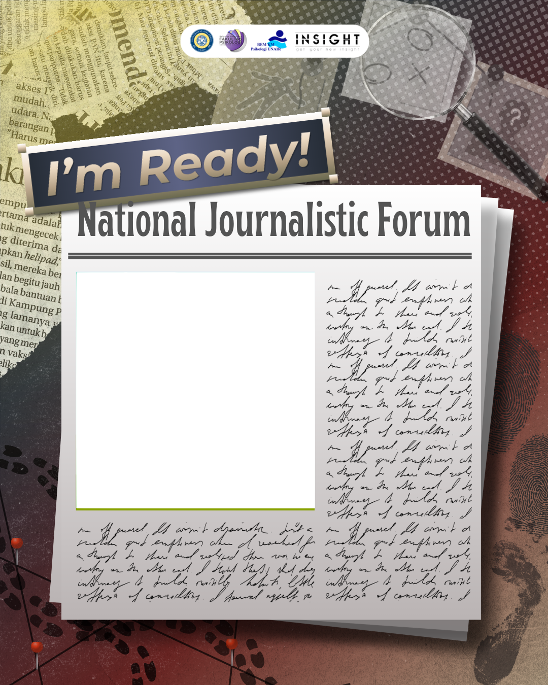 National Journalistic Forum 2026Twibbon Tanpa Watermark