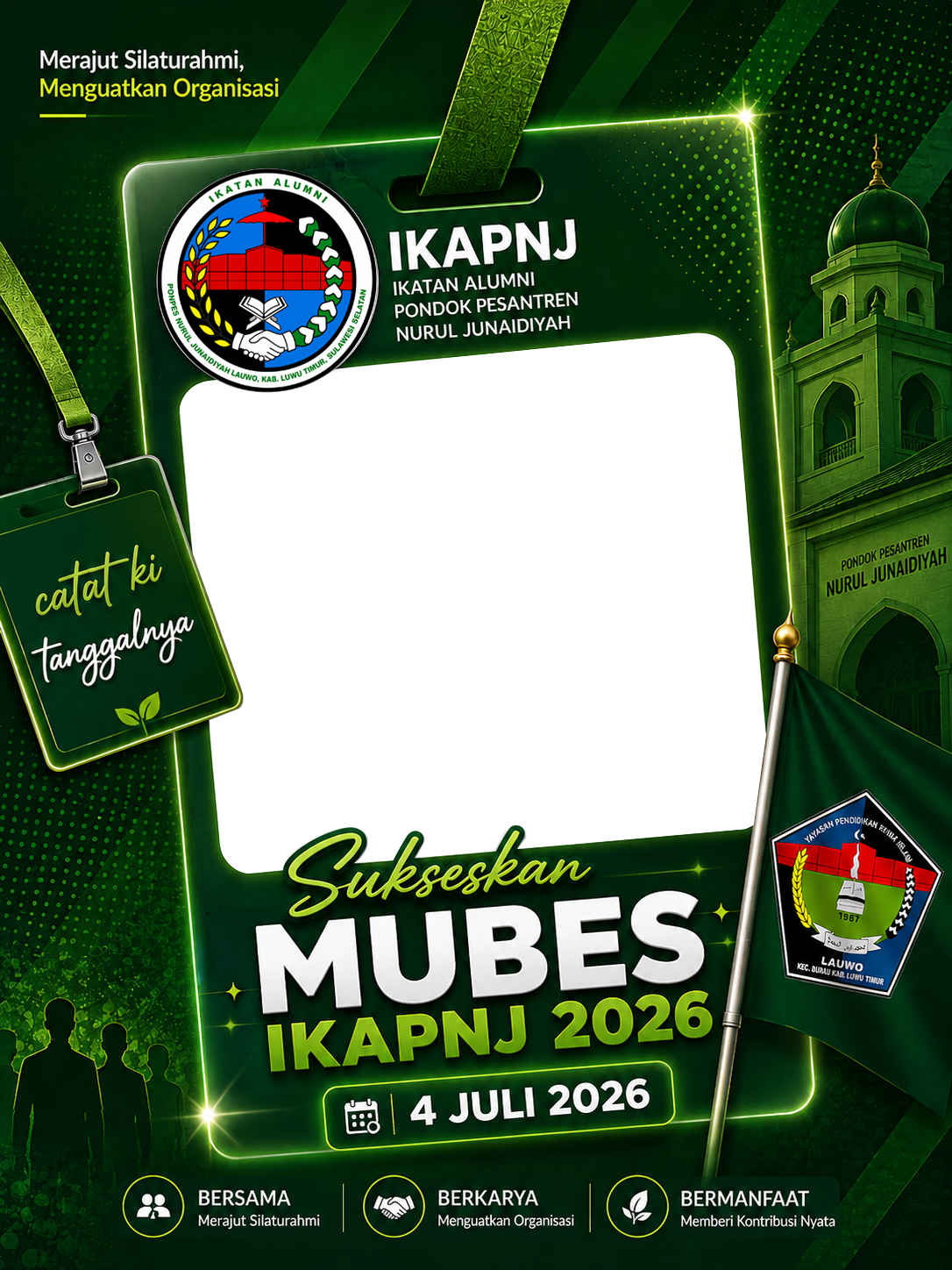 MUBES IKAPNJ 2026Twibbon Tanpa Watermark