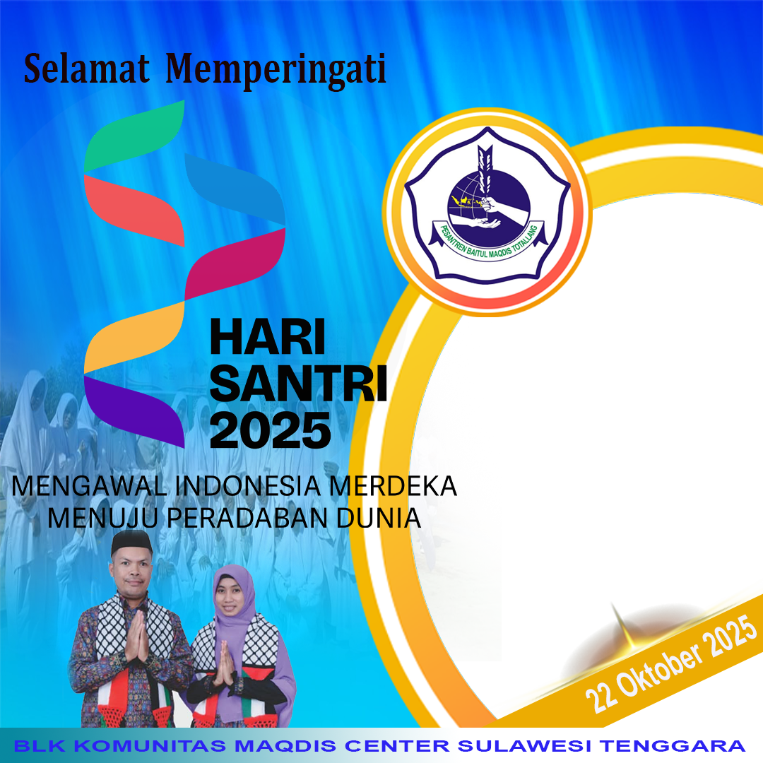 Hari SantriTwibbon Tanpa Watermark