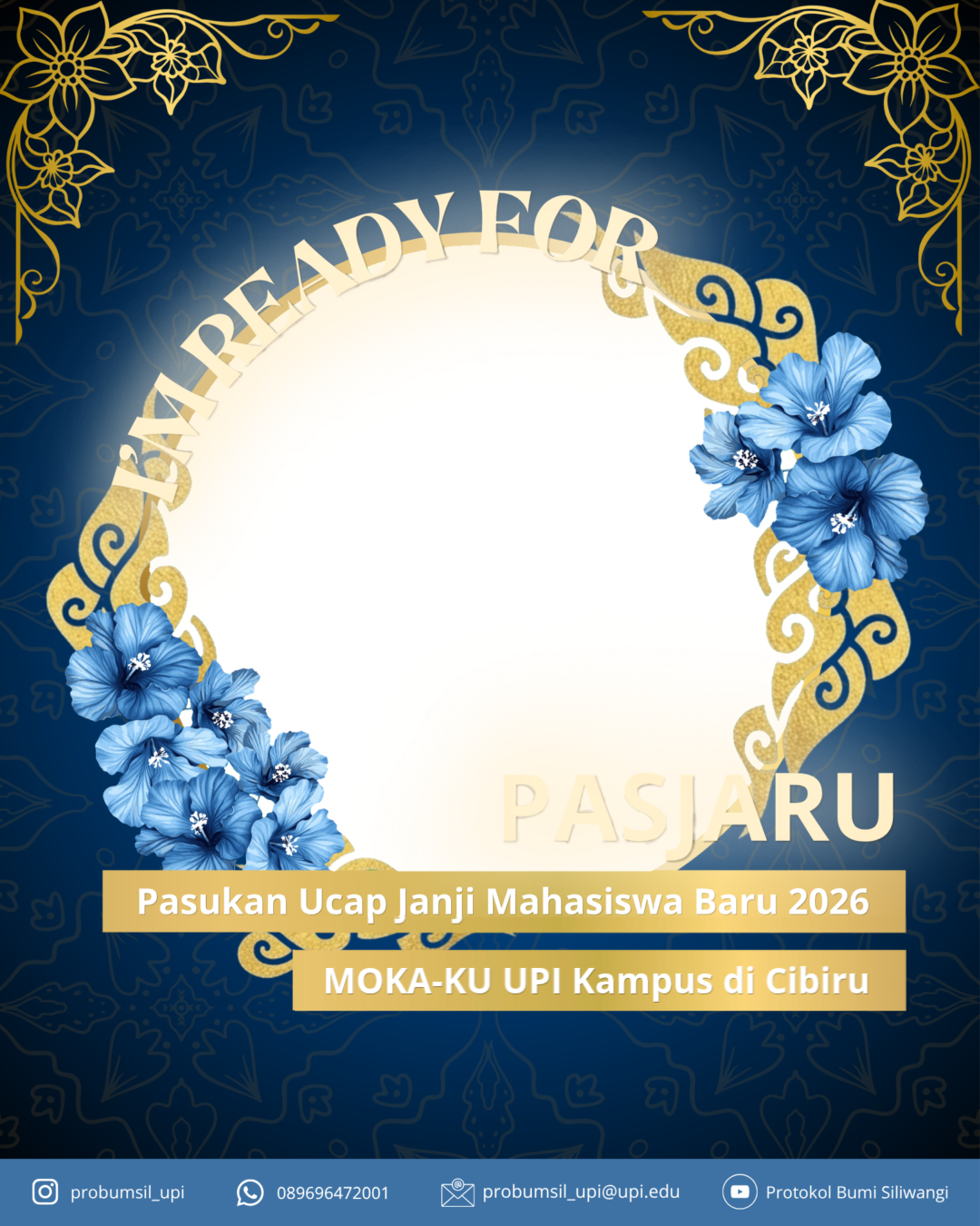 TWIBBON PASJARU UPI CIBIRU 2026Twibbon Tanpa Watermark