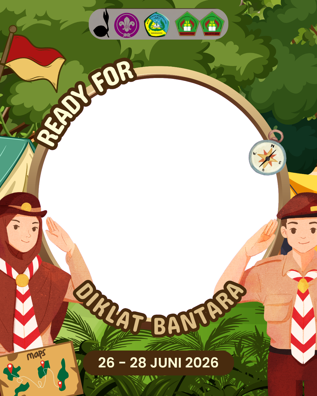 TWIBBON DIKLAT BANTARA 2026Twibbon Tanpa Watermark