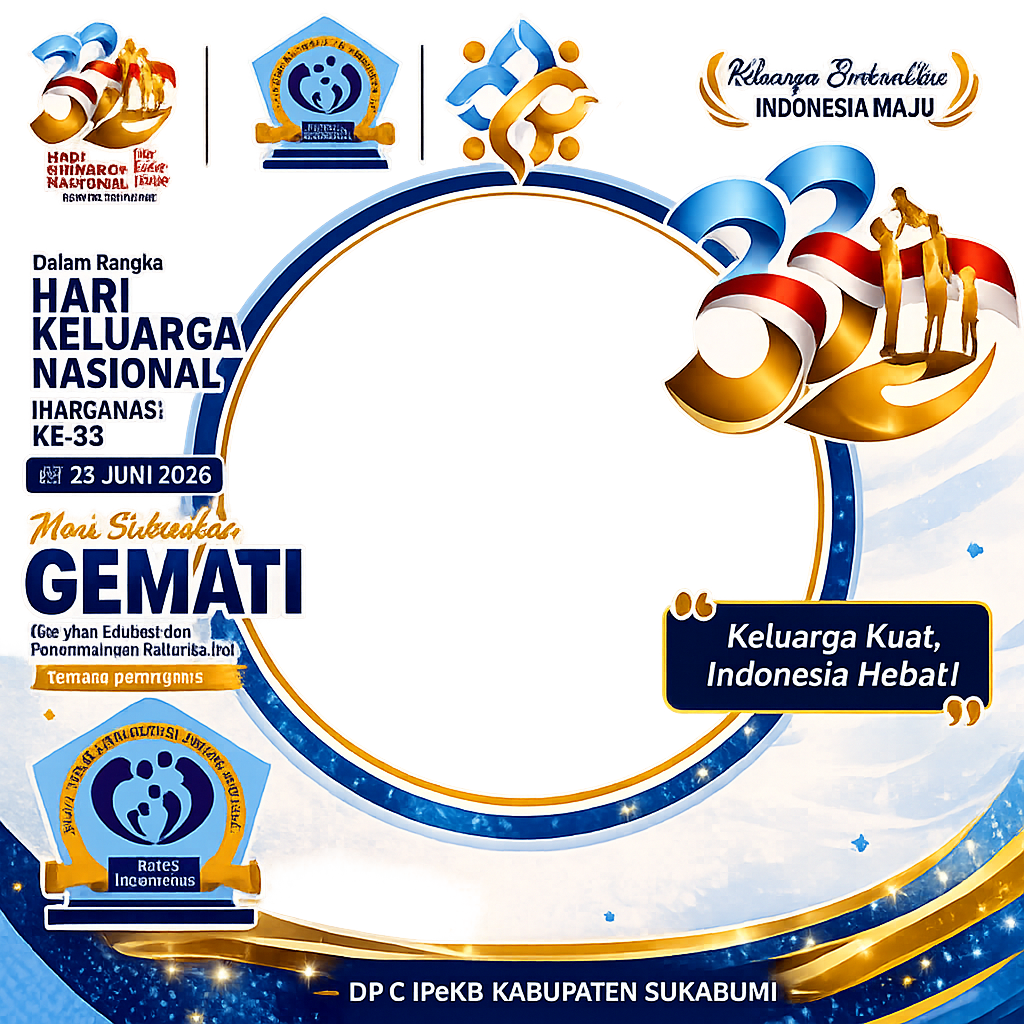 Sukseskan GEMATI IPeKB Kabupaten SukabumiTwibbon Tanpa Watermark