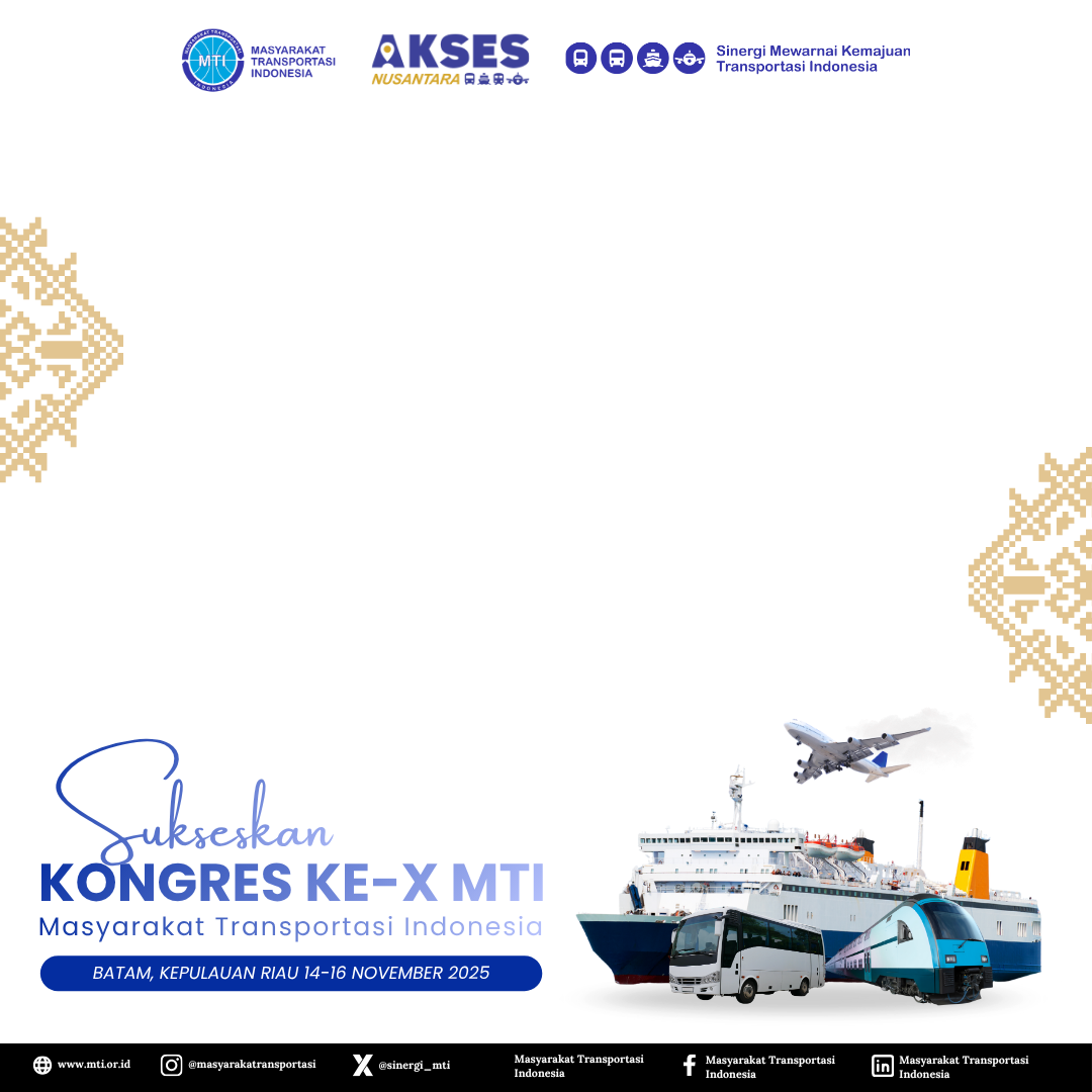Kongres Ke-X MTI 2025Twibbon Tanpa Watermark