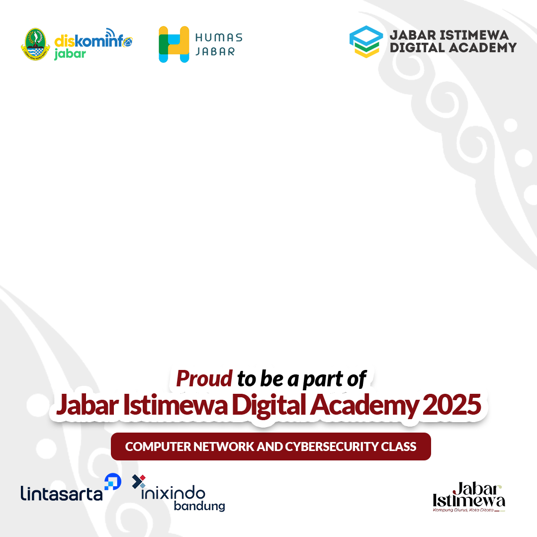 Jabar Istimewa Digital Academy Phase 2 - Computer Network & Cybersecurity ClassTwibbon Tanpa Watermark