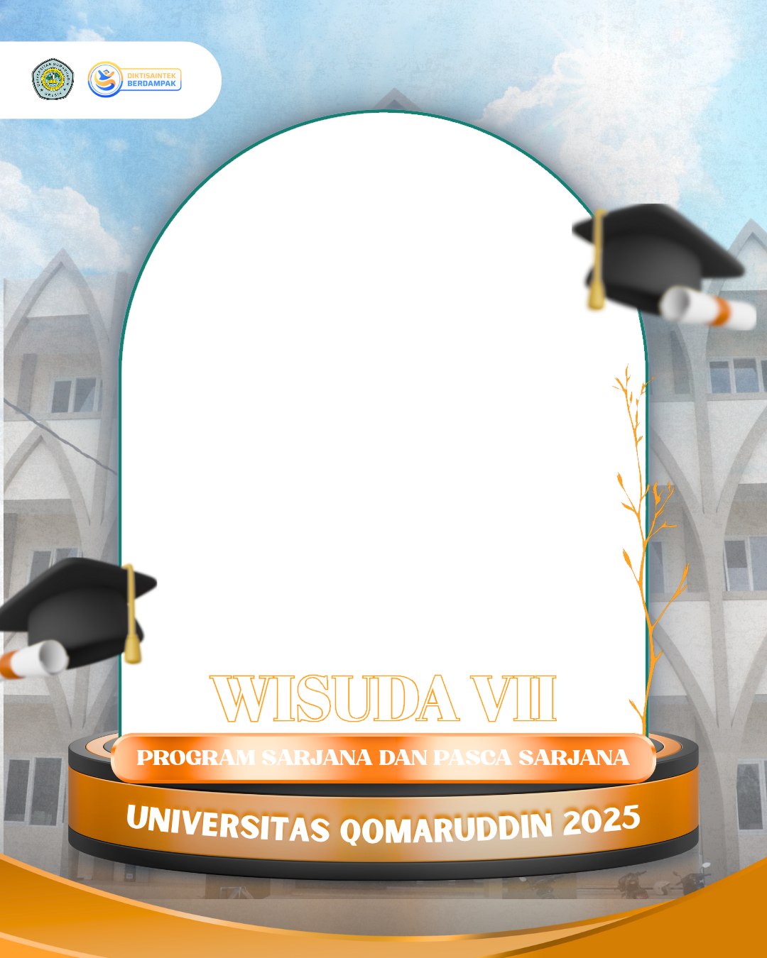 Wisuda UQ 2025Twibbon Tanpa Watermark