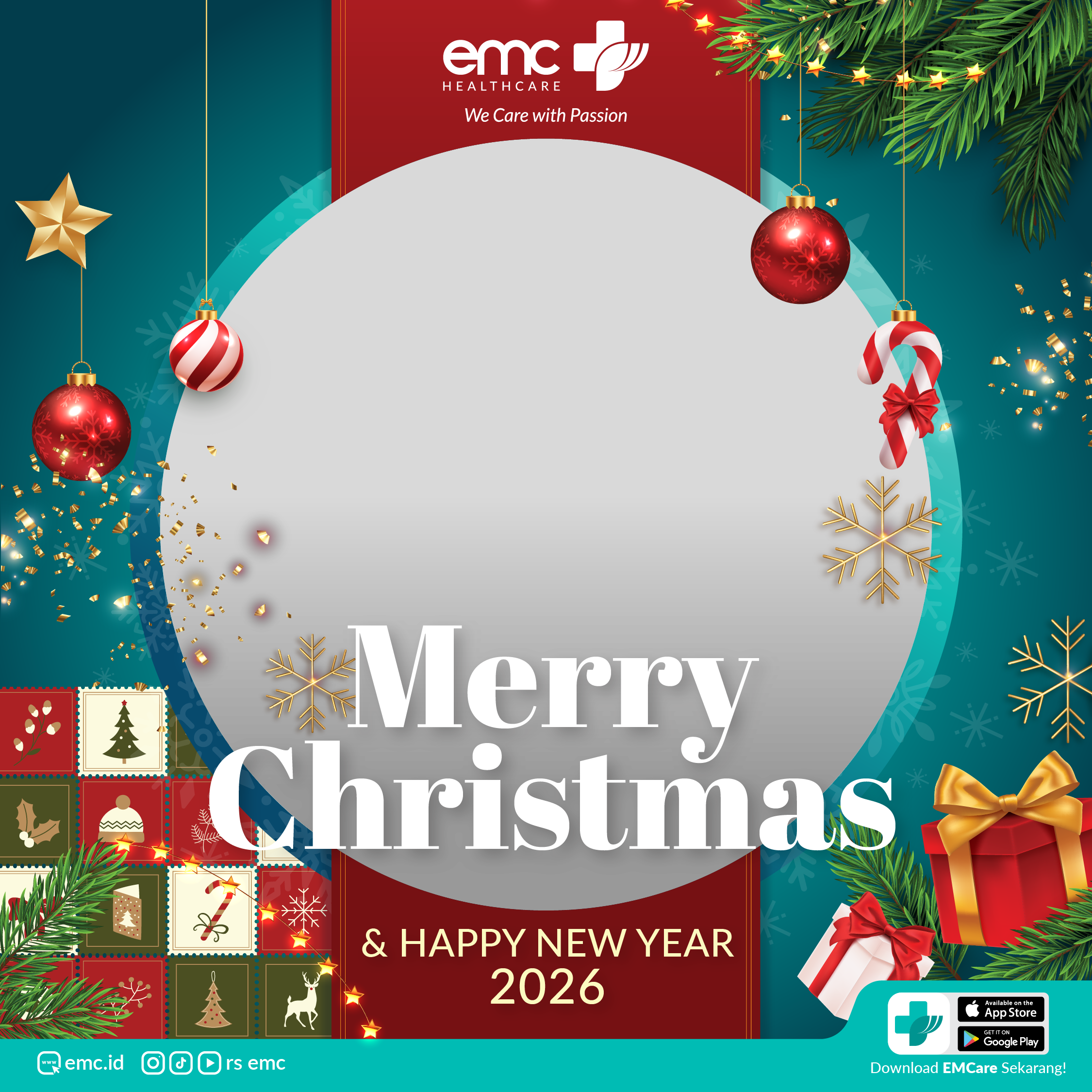 EMC - Christmas 2025Twibbon Tanpa Watermark
