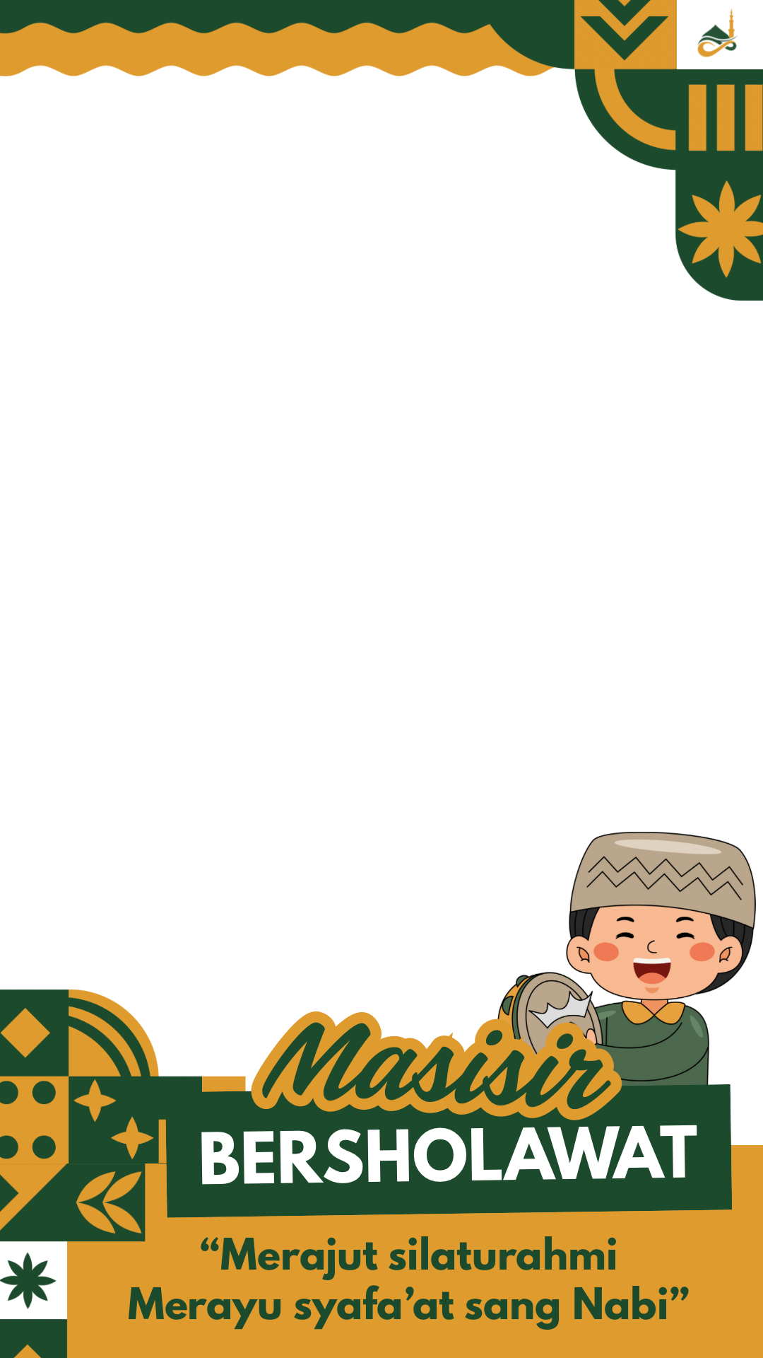 Masisir bersholawatTwibbon Tanpa Watermark