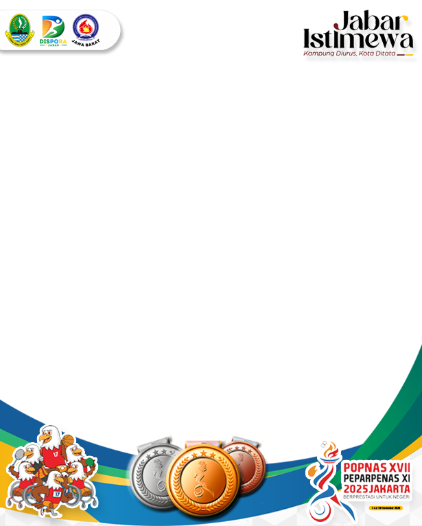 frame Kontingen Jabar POPNAS-PEPARPENAS 2025Twibbon Tanpa Watermark