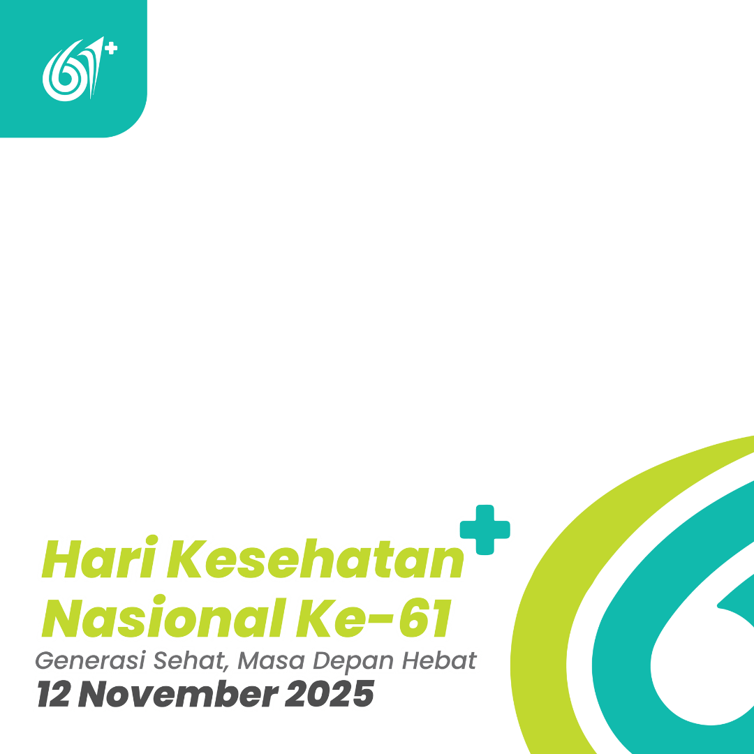 Hari Kesehatan Nasional Ke-61Twibbon Tanpa Watermark