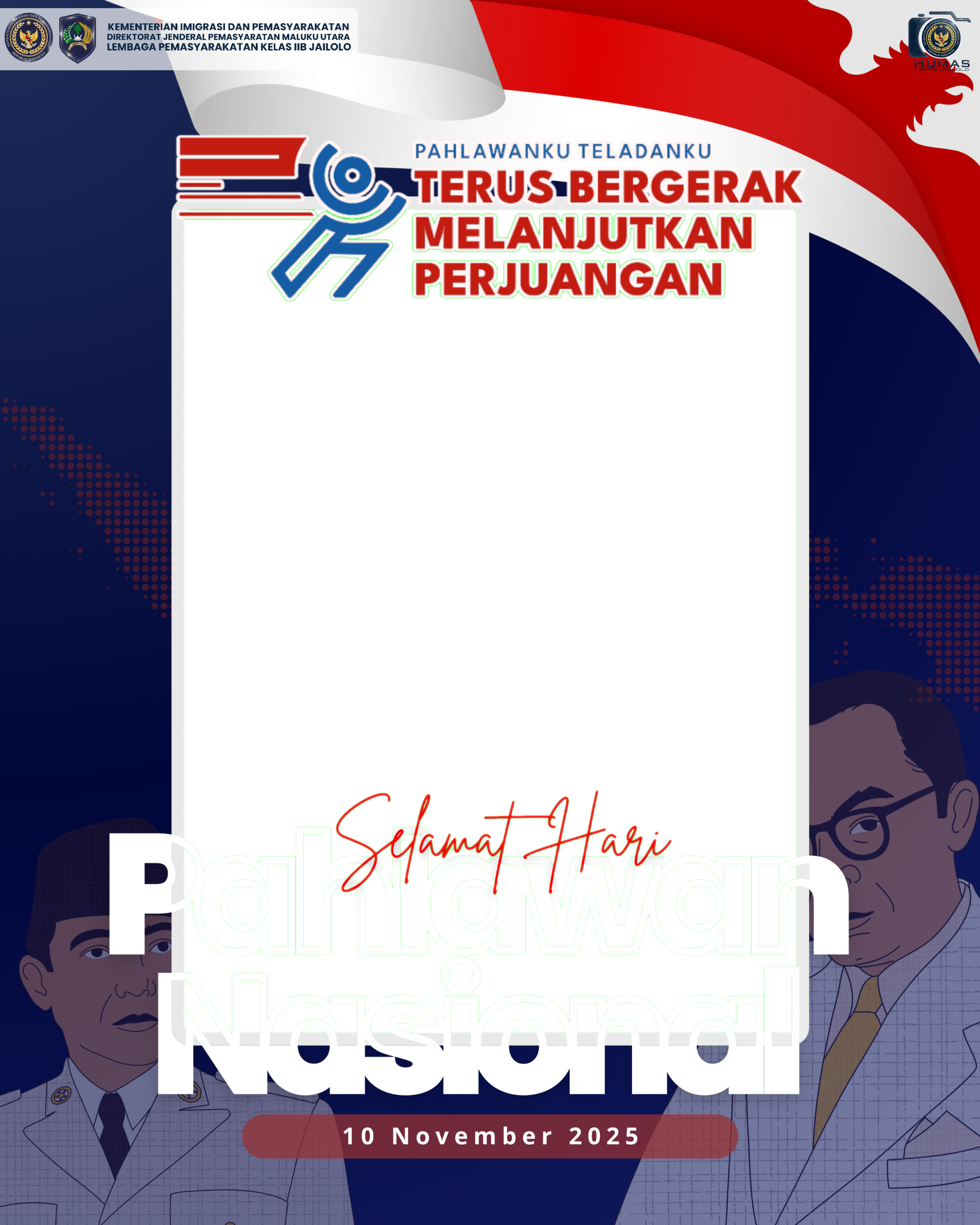 Hari Pahlawan NasionalTwibbon Tanpa Watermark