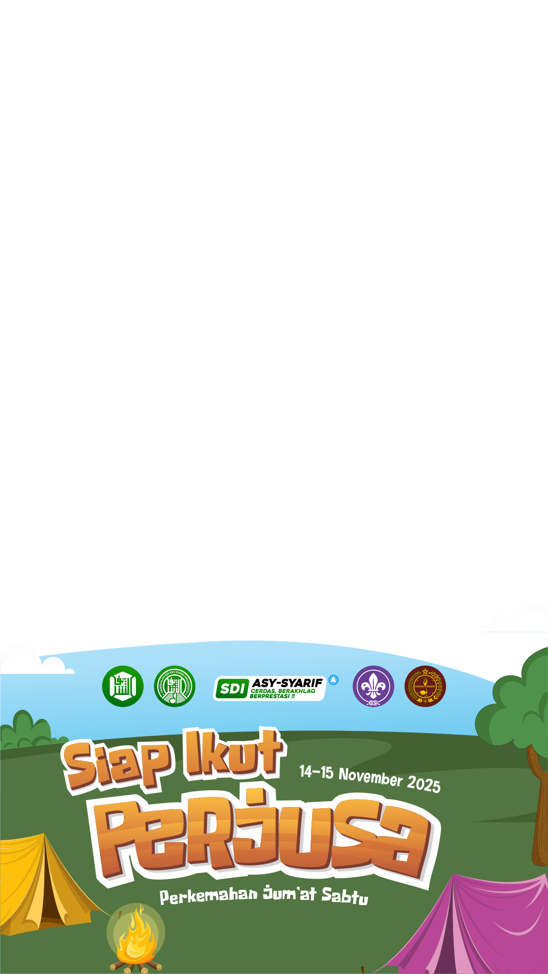 PERJUSA SDI ASY-SYARIF 2025Twibbon Tanpa Watermark