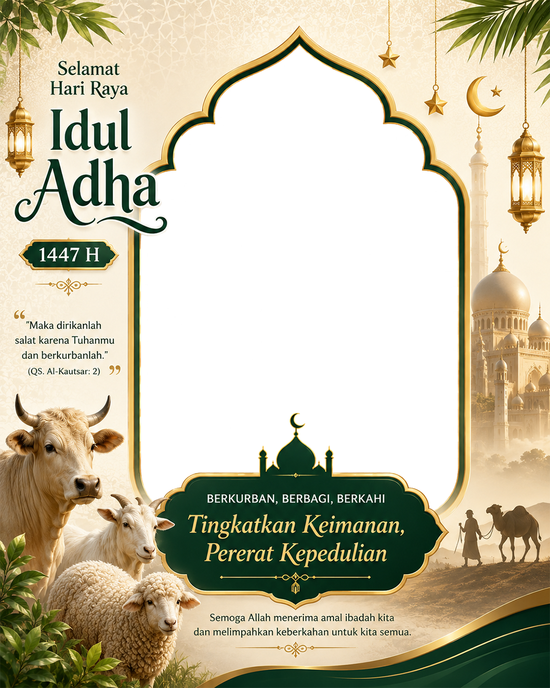 Hari Raya Idul Adha 1447 HTwibbon Tanpa Watermark