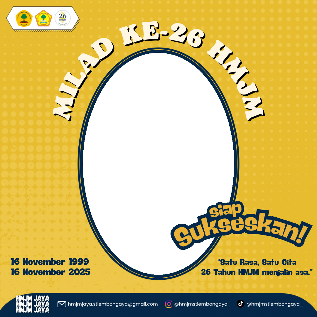 MILAD KE-26 TAHUN HMJM STIEM BONGAYATwibbon Tanpa Watermark