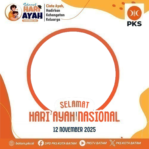 Hari Ayah PKS BatamTwibbon Tanpa Watermark