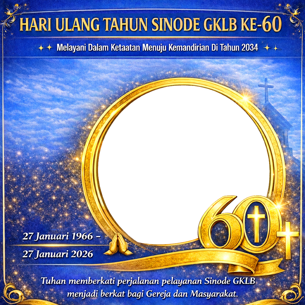 HUT SINODE GKLB KE - 60Twibbon Tanpa Watermark
