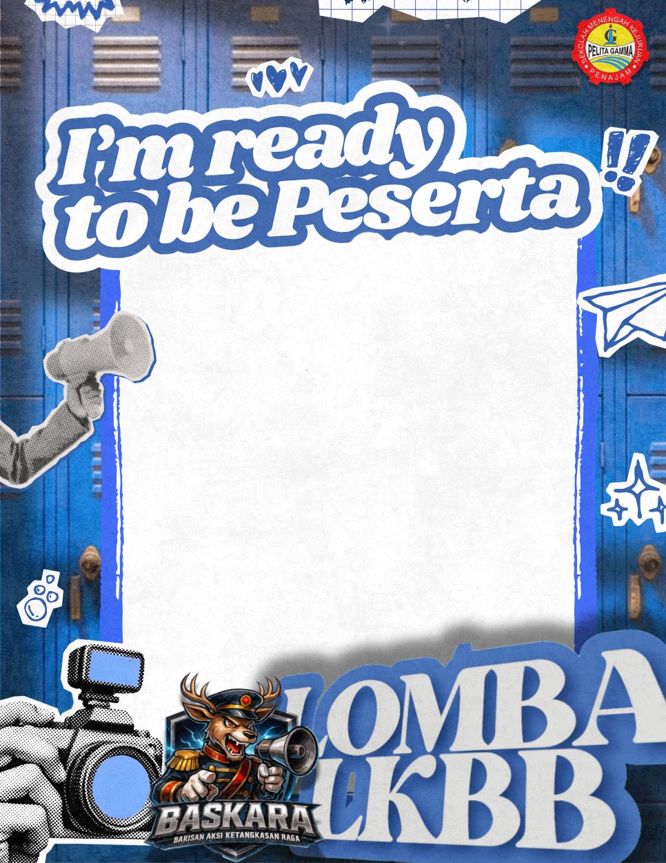 PESERTA LOMBA BASKARA 2025Twibbon Tanpa Watermark