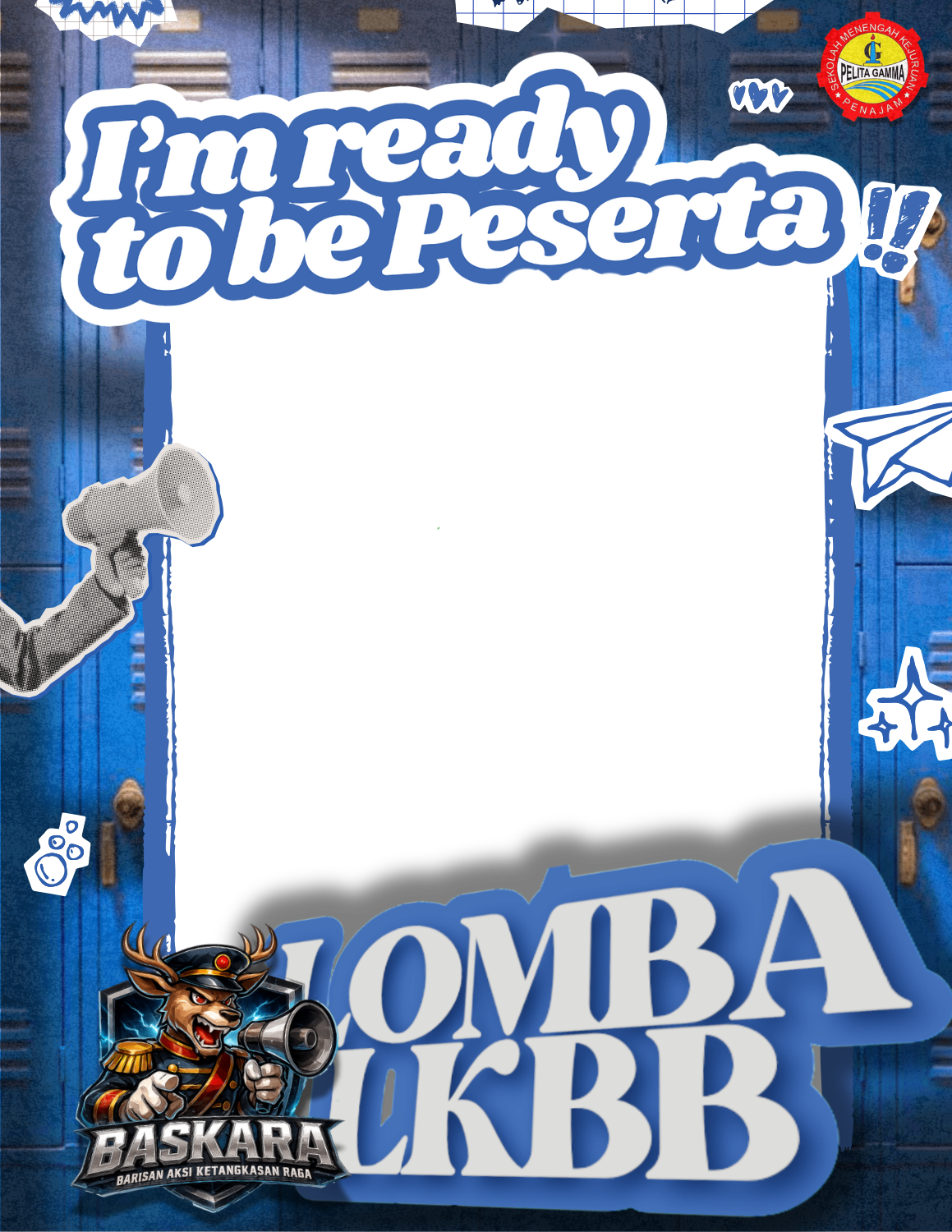 PESERTA LOMBA BASKARA 2025Twibbon Tanpa Watermark