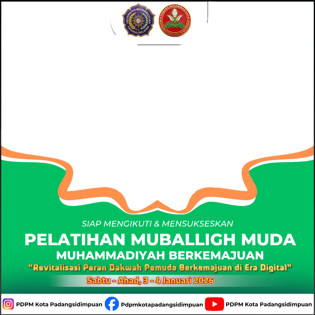 PELATIHAN MUBALLIGH MUDA MUHAMMADIYAH BERKEMAJUANTwibbon Tanpa Watermark