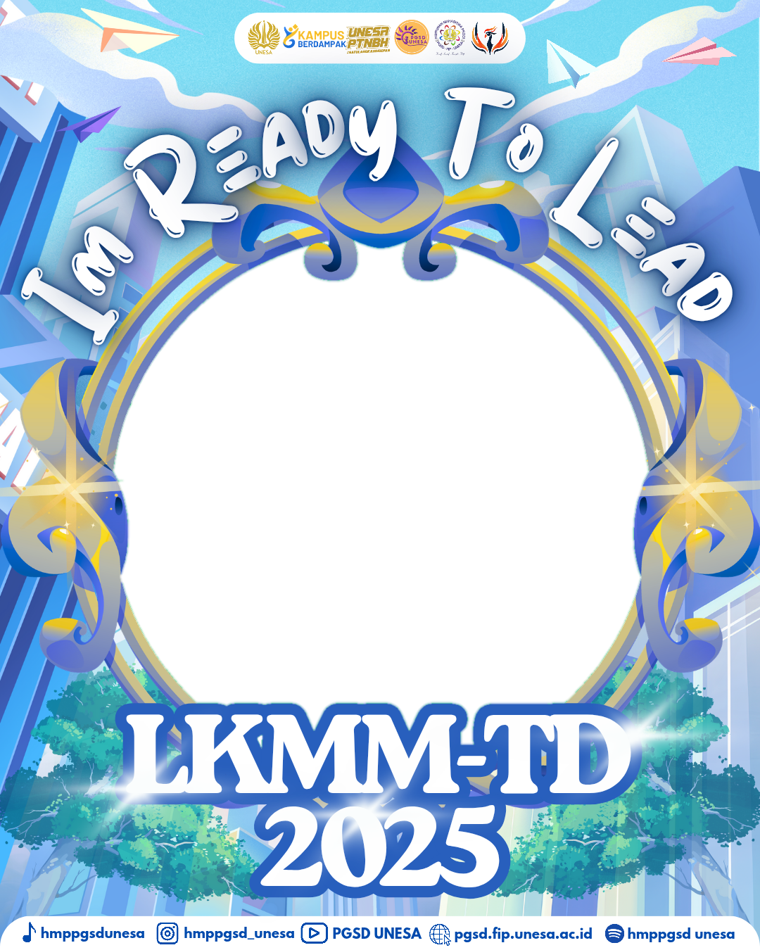 PANITIA LKMMTD PGSD 2025Twibbon Tanpa Watermark