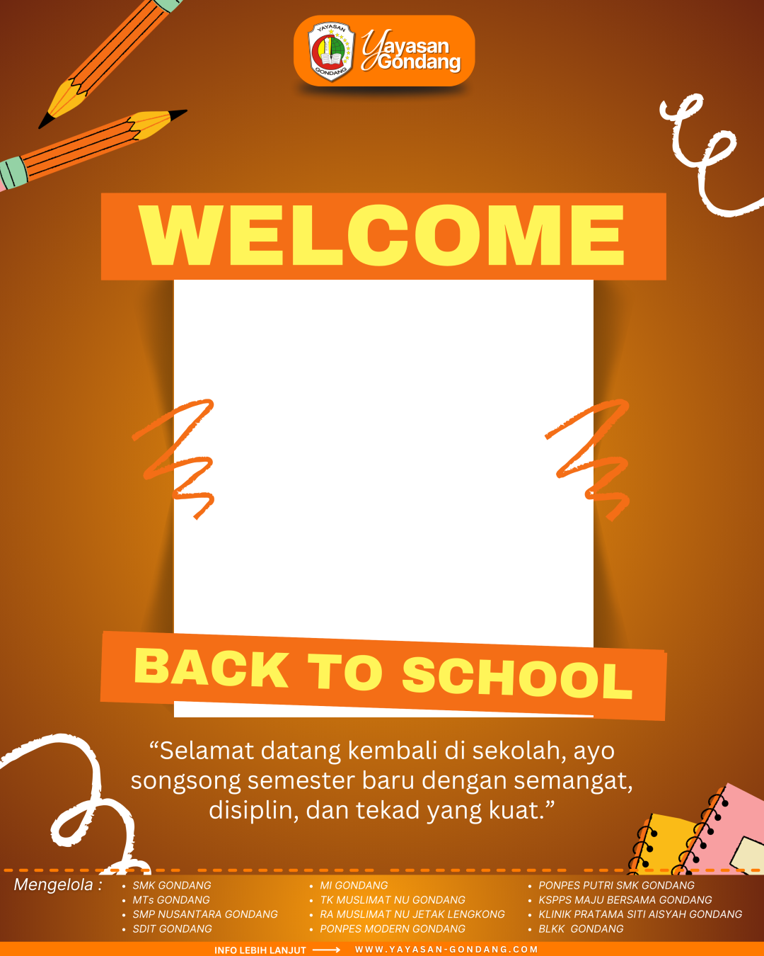 selamat datangTwibbon Tanpa Watermark