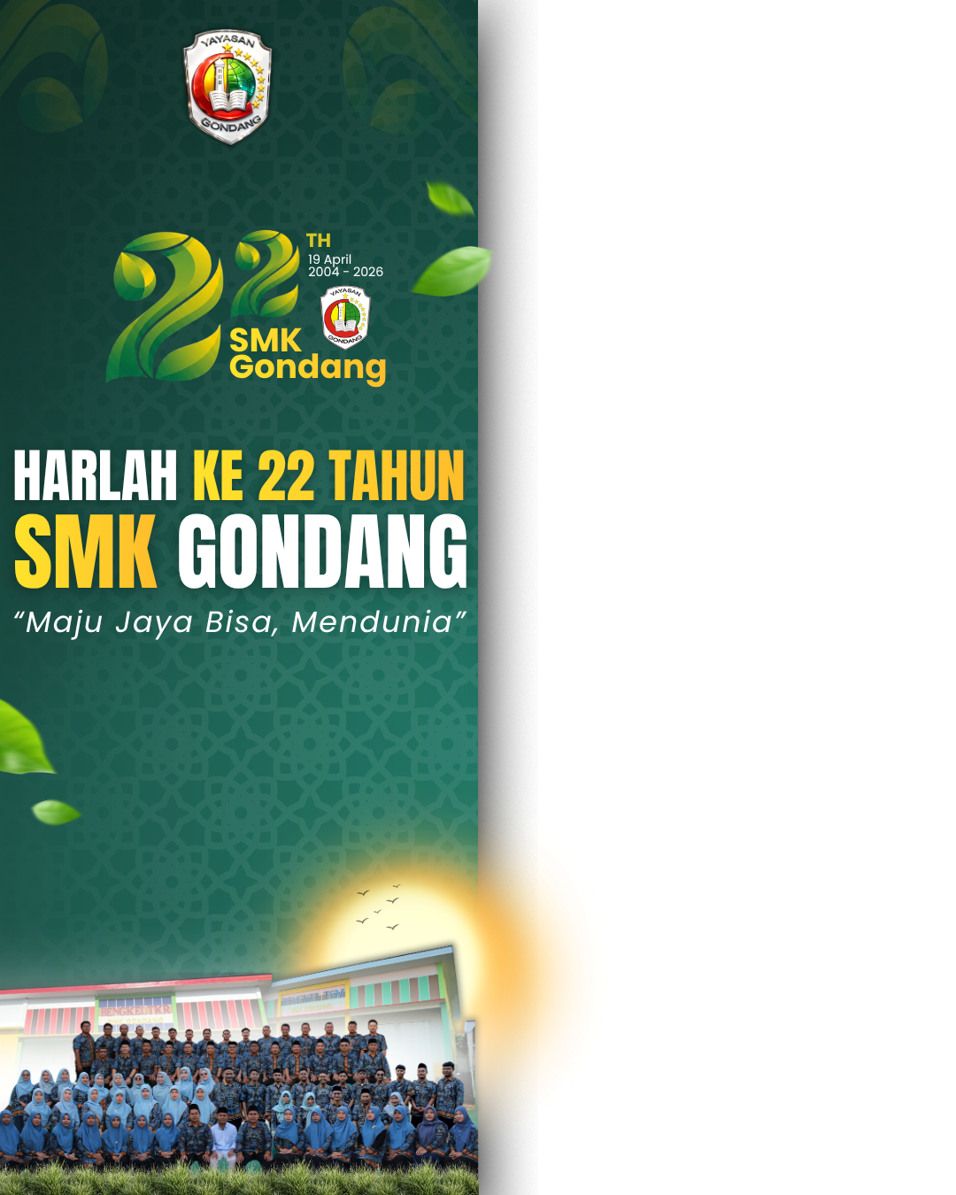 harlah smk gondang ke 22 tahunTwibbon Tanpa Watermark