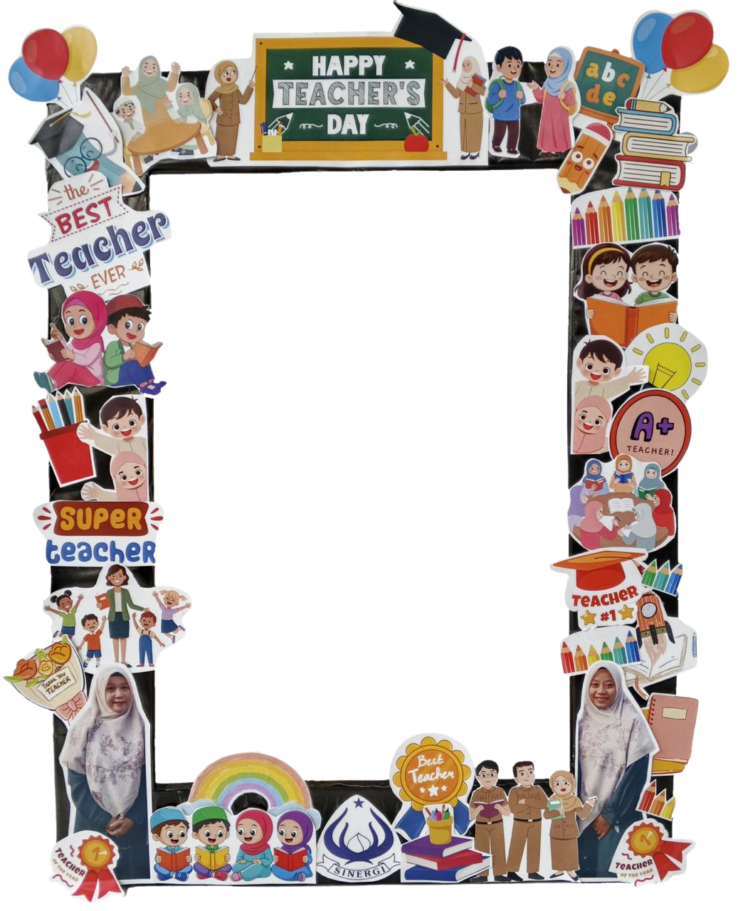 Hari Guru PG TK Sinergi 2025Twibbon Tanpa Watermark