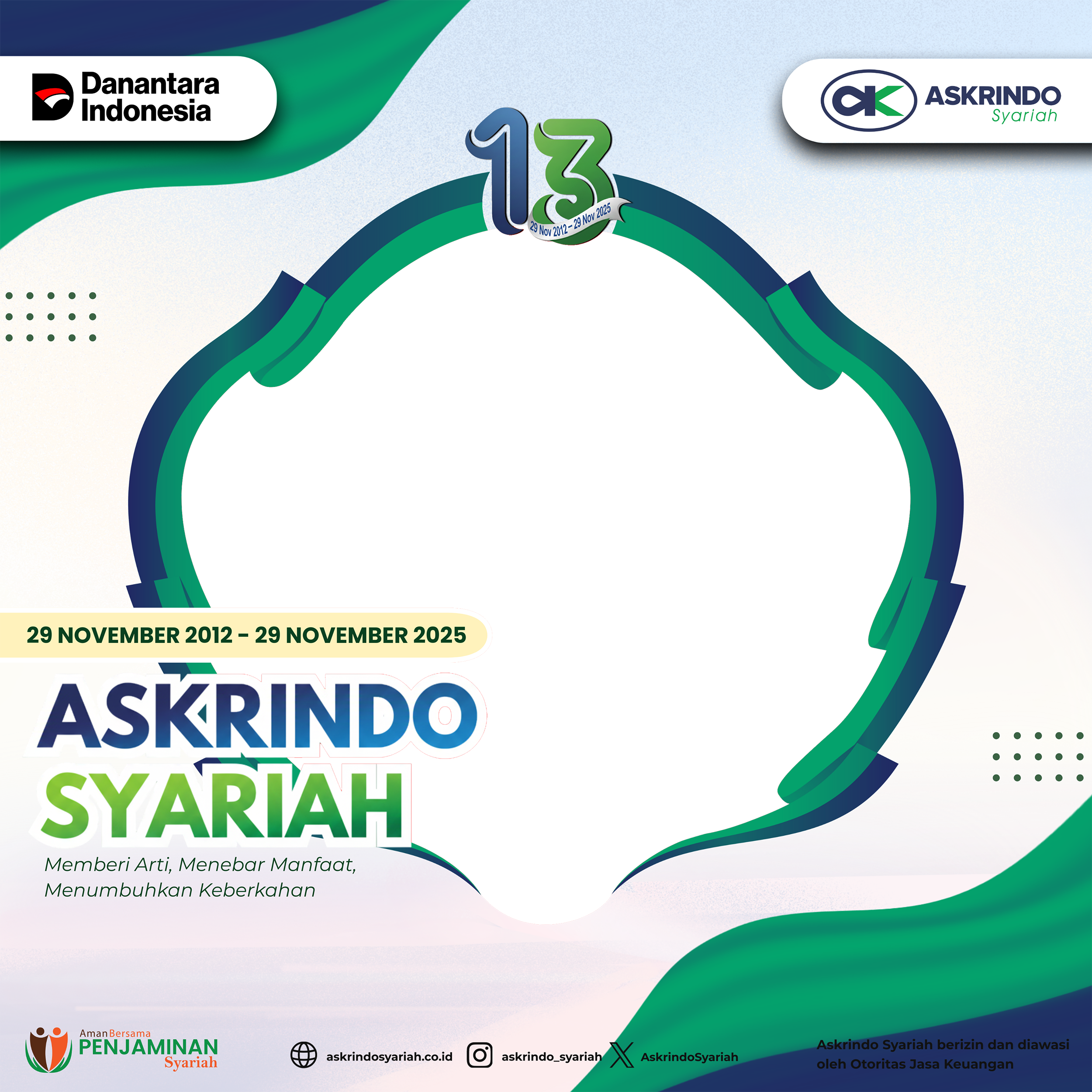 MIlad JPAS ke 13Twibbon Tanpa Watermark