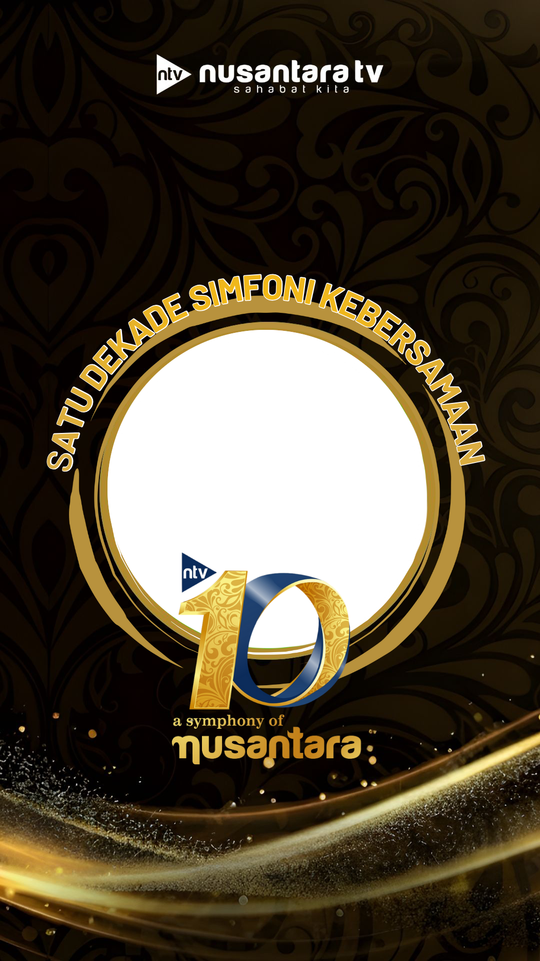 HUT ke-10 Nusantara TVTwibbon Tanpa Watermark