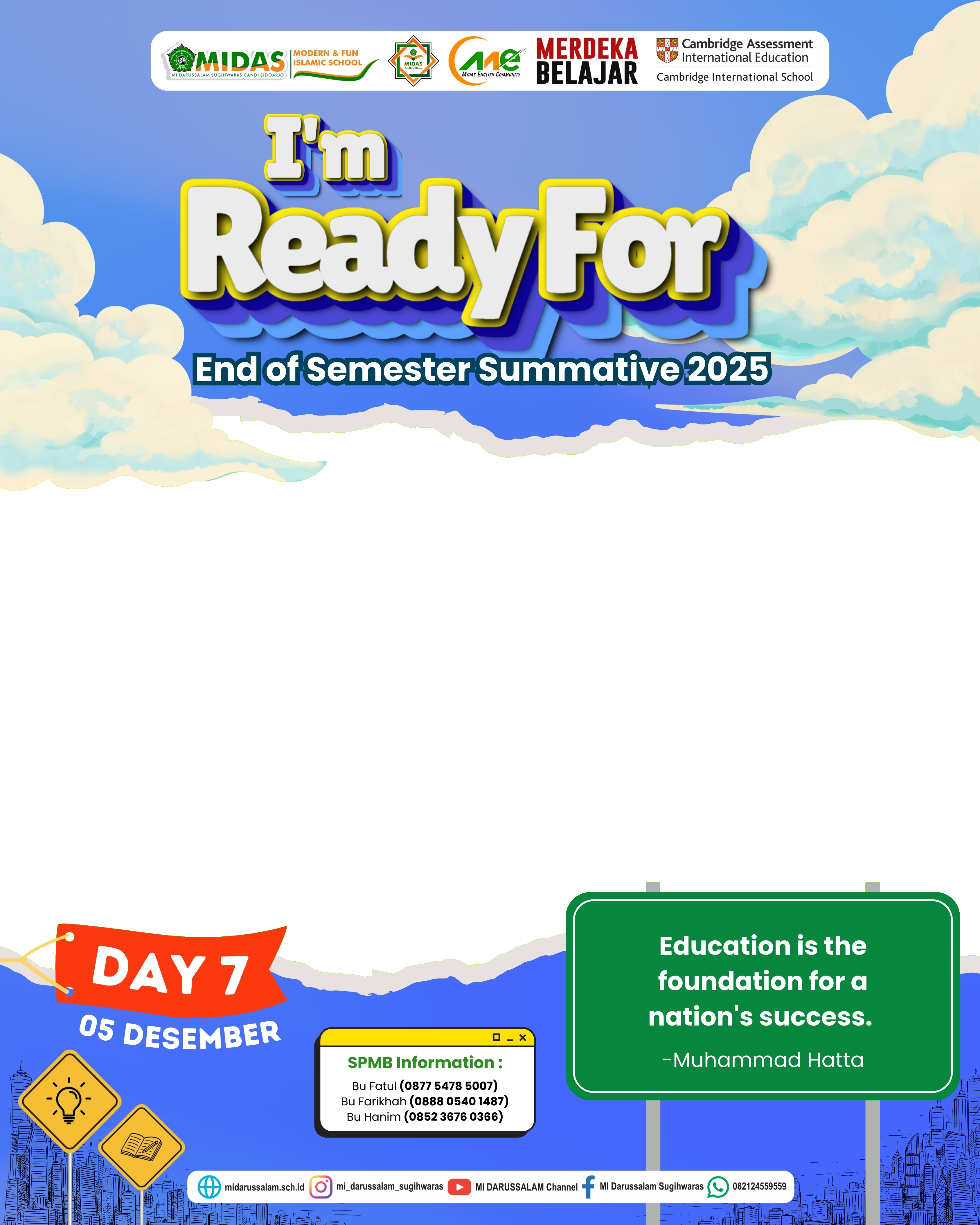 SAS MIDAS 2025Twibbon Tanpa Watermark