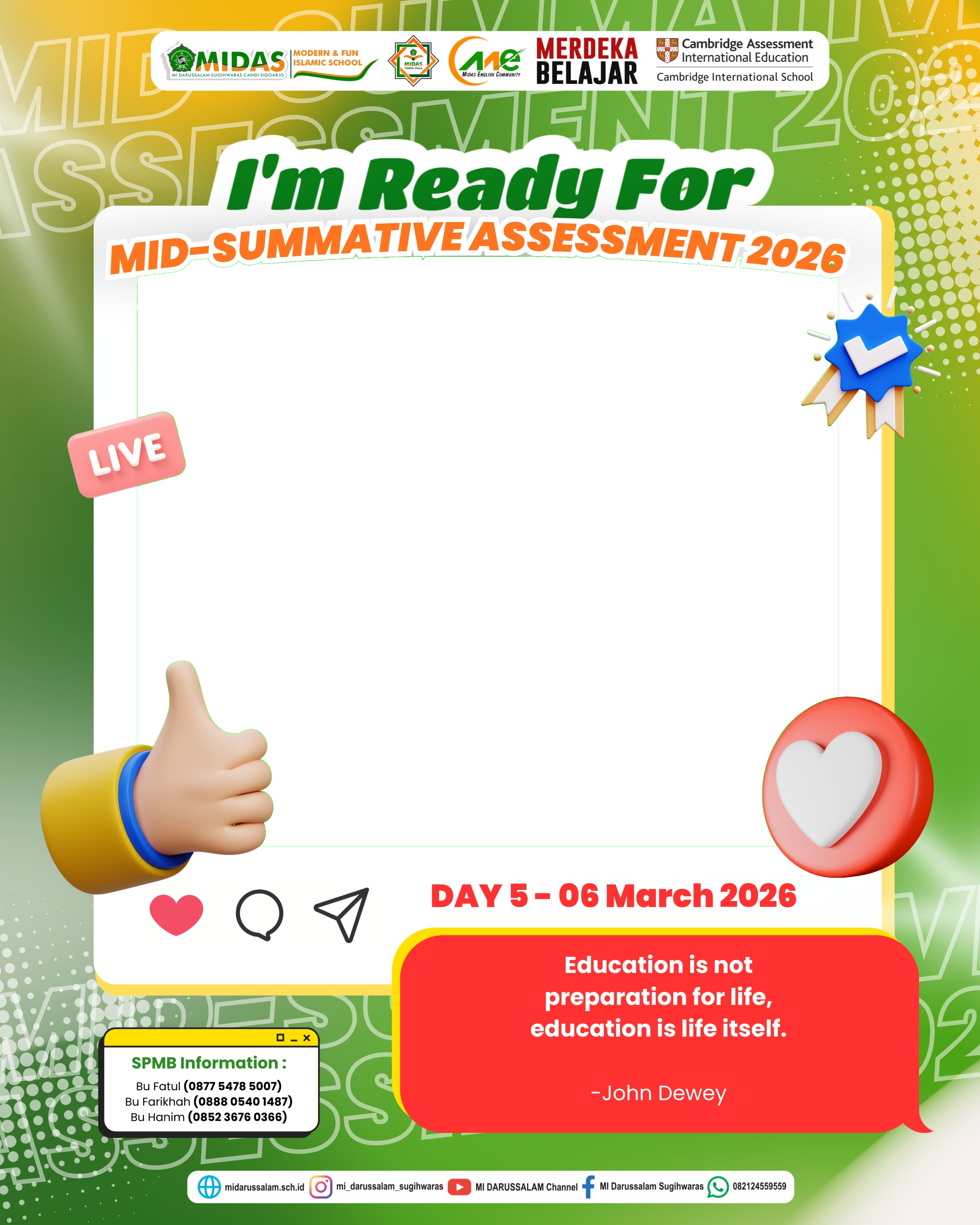 STS MIDAS DAY 5Twibbon Tanpa Watermark