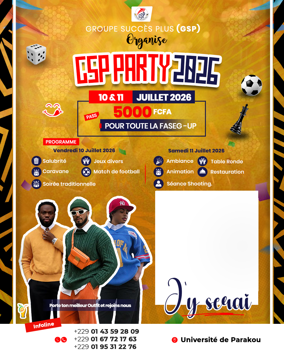 GSP PARTY 2026Twibbon Tanpa Watermark