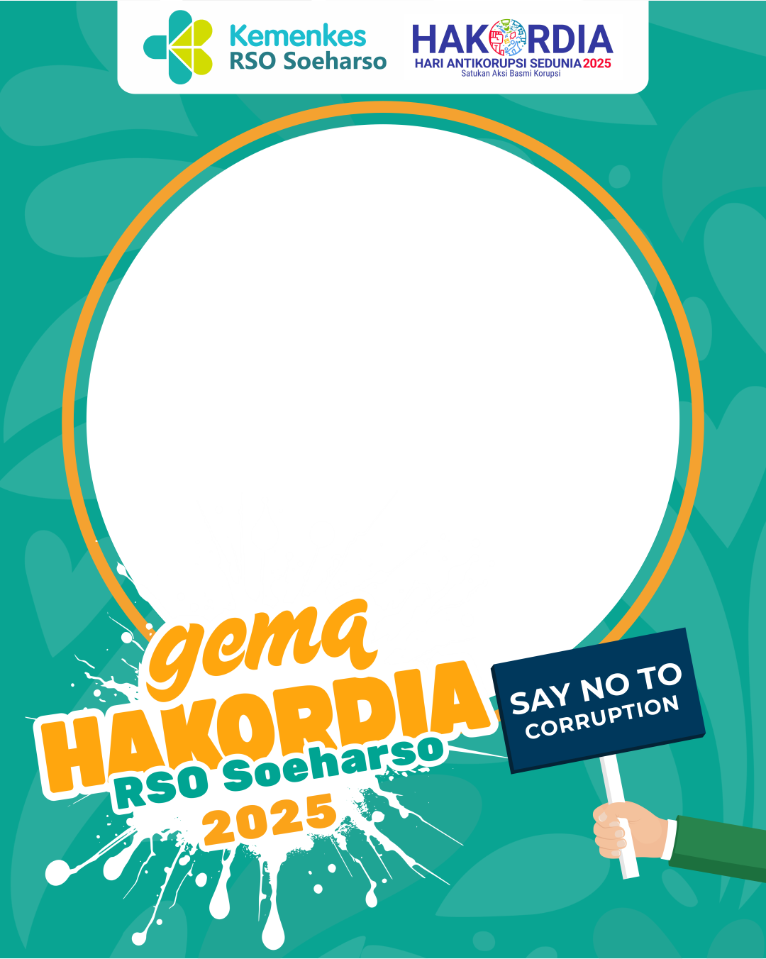 Gema Hakordia RSO Soeharso 2025Twibbon Tanpa Watermark