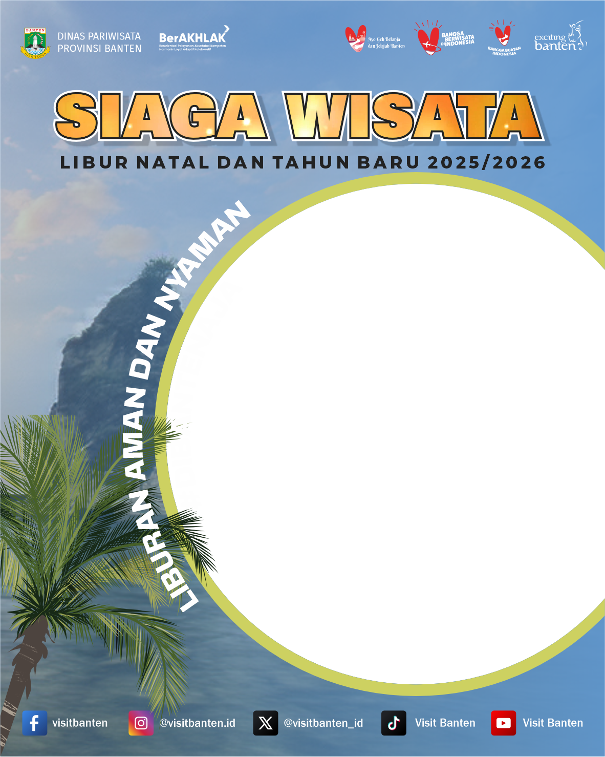 SIAGA WISATA NATARU 2025Twibbon Tanpa Watermark