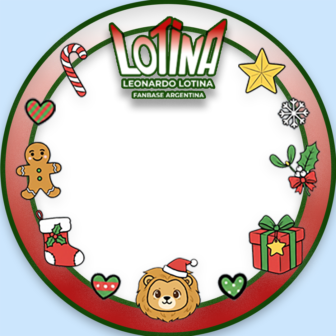 🎁 Lotinavidad (Opción Rojo y Blanco) 🎄Twibbon Tanpa Watermark