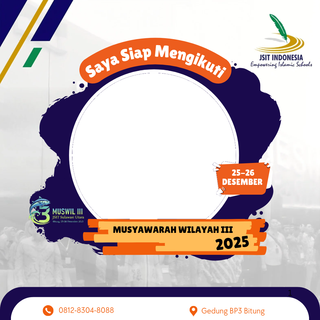Twibbon Musyawarah Wilayah III 2025Twibbon Tanpa Watermark