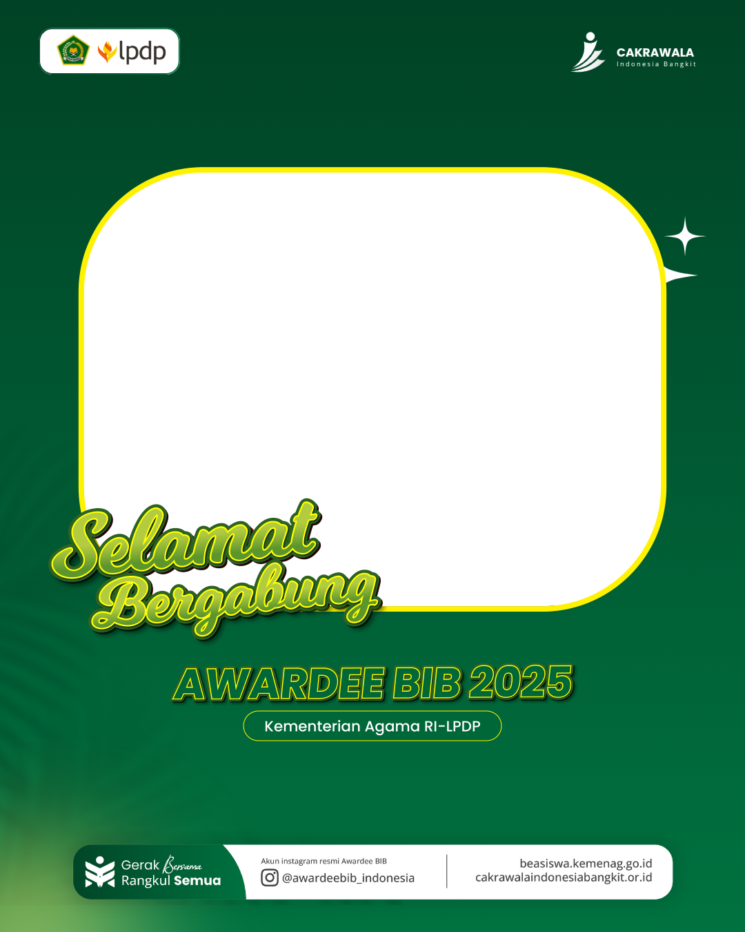 Bergabung Awardee BIB 2025 (2)Twibbon Tanpa Watermark