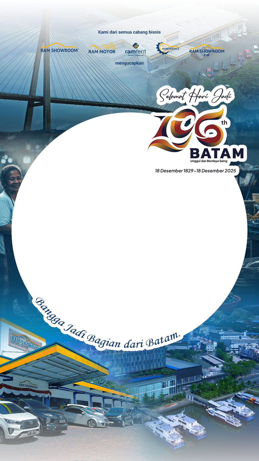 HARI JADI BATAM - RAM SHOWROOMTwibbon Tanpa Watermark