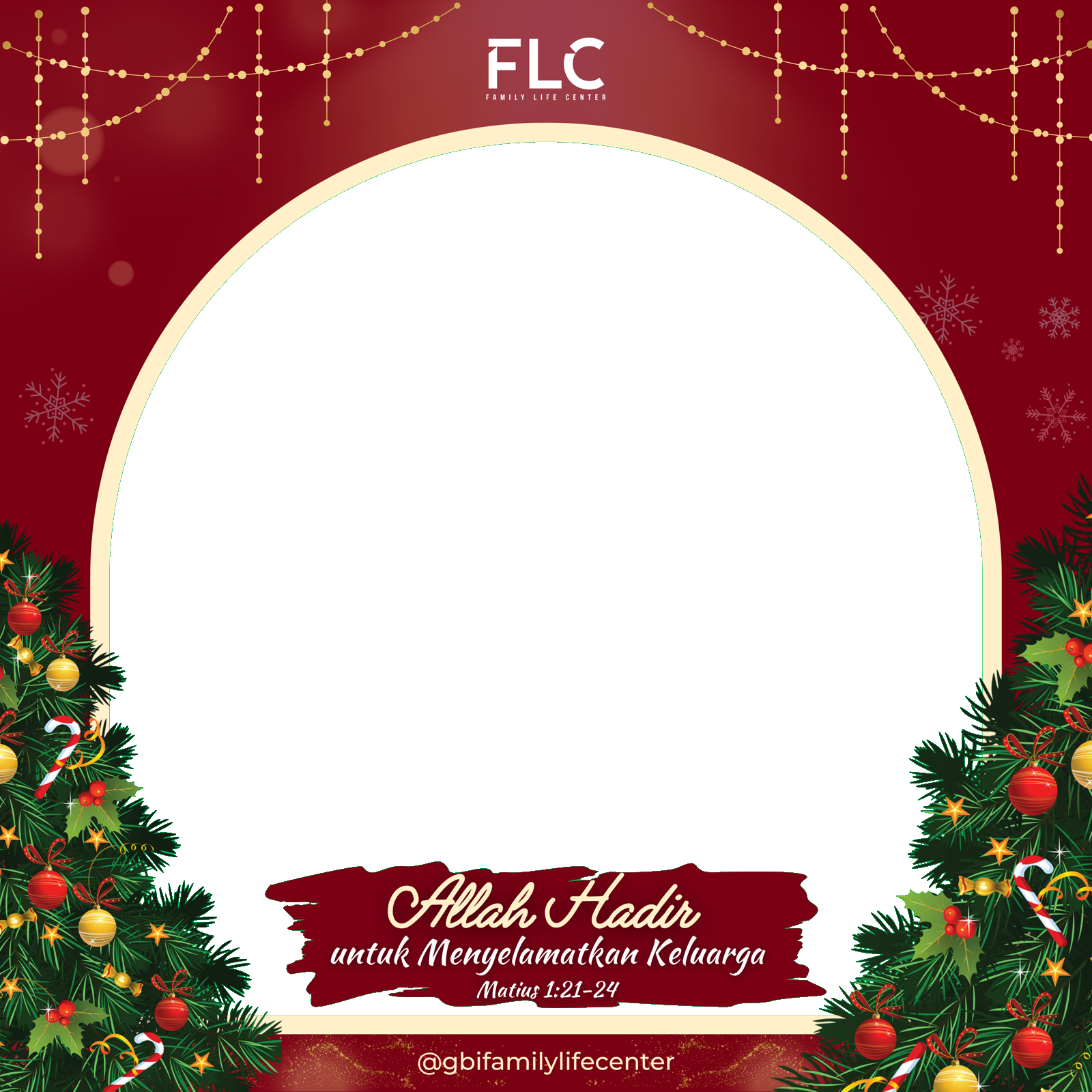Natal GBI FLC 2025Twibbon Tanpa Watermark