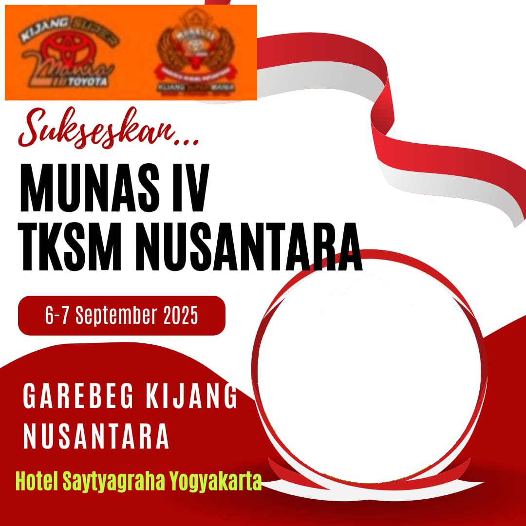 MUNAS IV TKSM YOGYAKARTA 2025Twibbon Tanpa Watermark