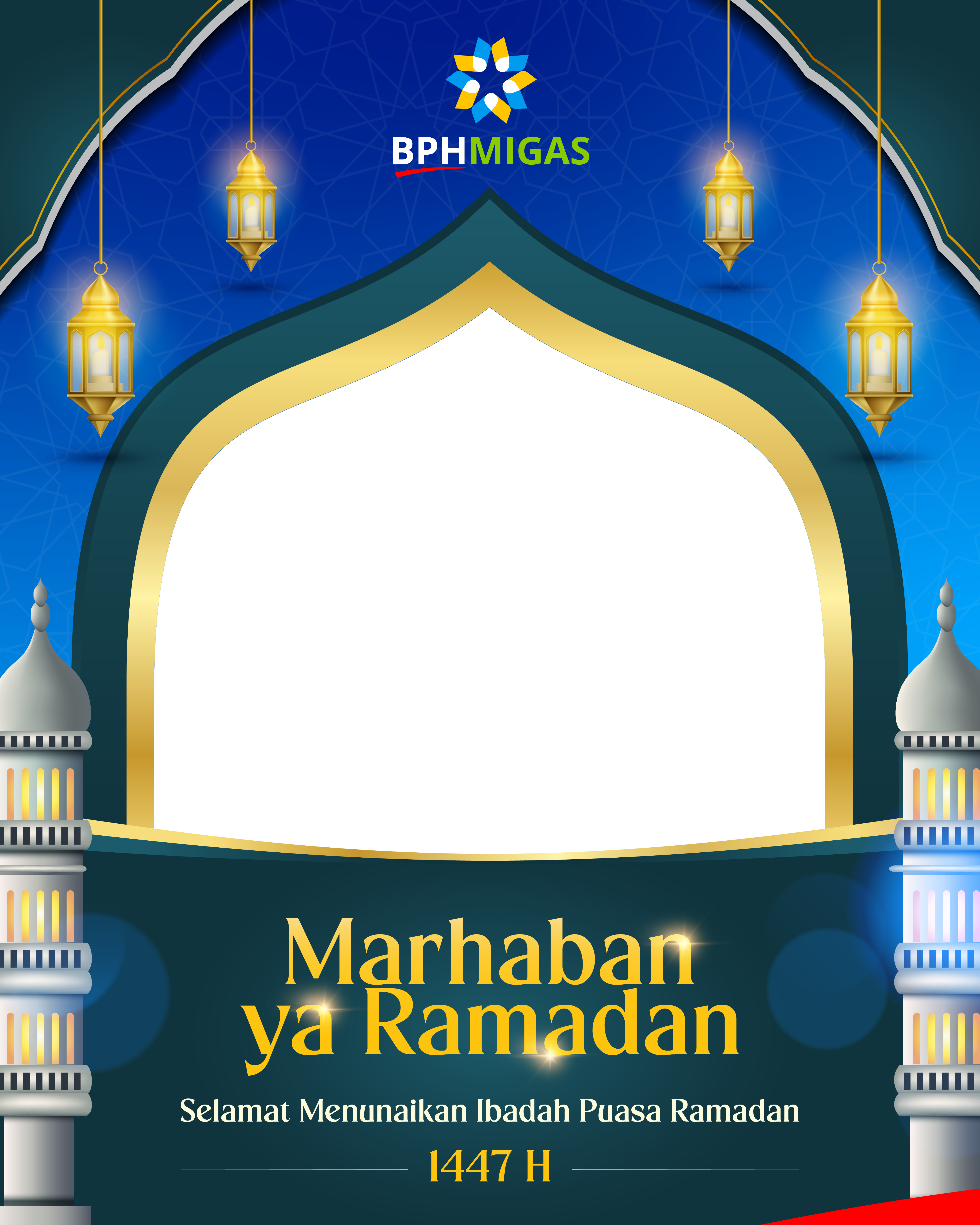 BPH Migas - Marhaban ya Ramadan 1447HTwibbon Tanpa Watermark