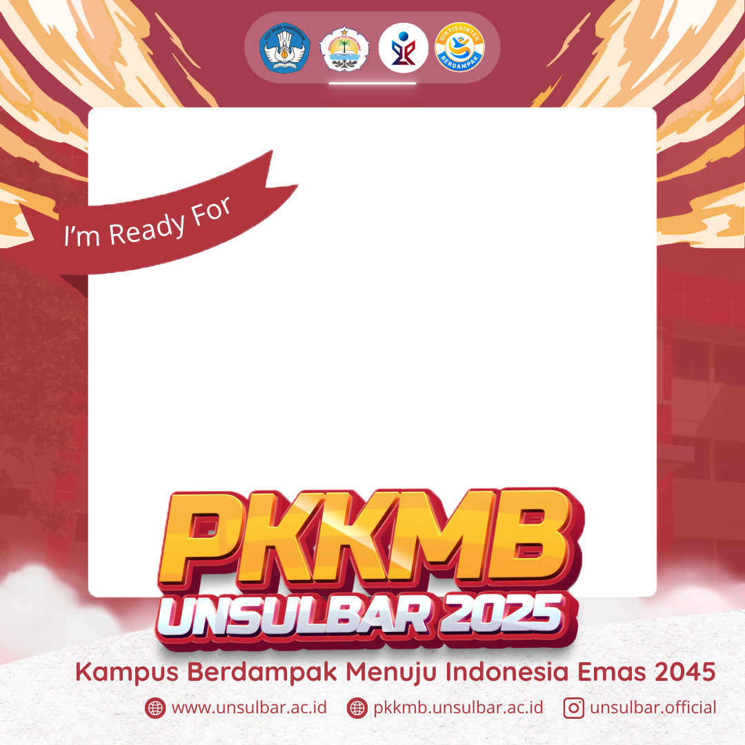 PKKMB UNSULBAR 2025Twibbon Tanpa Watermark