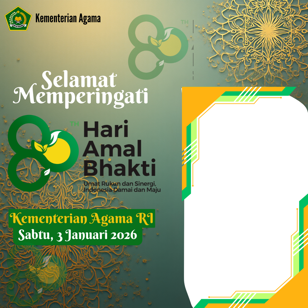 HAB KEMENAG KE 80Twibbon Tanpa Watermark